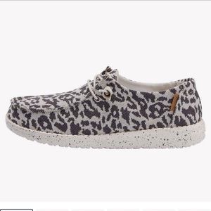 HEYDUDE cowprint shoes